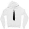 skinny white tie hipster cool school funny awesome geek shirt t shirt Zipper Hoodie