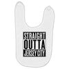 straight outta jersey city Baby Bibs
