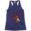 banana eating lion Racerback Tank