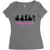 Squadgoals Princess Women's Triblend Scoop T-shirt