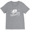 sea turtle cat V-Neck Tee