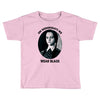 on wednesdays we wear black Toddler T-shirt
