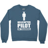 helicopter pilot in training Crewneck Sweatshirt