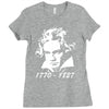 beethoven tribute Ladies Fitted T-Shirt