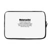motorcyclist Laptop sleeve