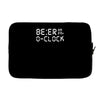 beer o'clock   mens funny Laptop sleeve