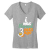 i was normal cats Women's V-Neck T-Shirt