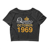 queens are born in october 1969 Crop Top