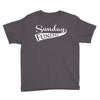 sunday funday (white) Youth Tee