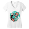 skullchain saw Women's V-Neck T-Shirt