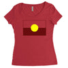 australian aboriginal Women's Triblend Scoop T-shirt