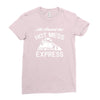 all aboard hot mess express train Ladies Fitted T-Shirt