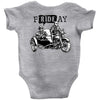 frideay white Baby Onesie