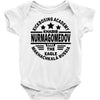 khabib nurmagomedov black logo Baby Bodysuit