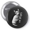 cat stripes Pin-back button