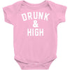 Drunk And High Baby Bodysuit