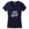 stay wild Women's V-Neck T-Shirt