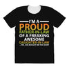 i'm a proud father in law All Over Women's T-shirt