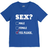 Sex Yes Please V-Neck Tee