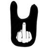middle finger Baby Bibs