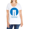 reynholm industries Ladies Curvy T-Shirt