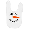 snowman face Baby Bibs