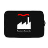 factory records   retro record label   mens music Laptop sleeve