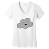 cloud say huh Women's V-Neck T-Shirt