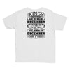 Real Kings Are Born On December 27 Youth Tee