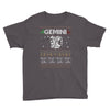 santa gemini christmas ugly t shirts Youth Tee