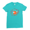 happy space fox   porky roebuck Ladies Fitted T-Shirt