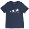 dj evolution funny music mixing djing disk jockey turntable V-Neck Tee