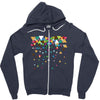 Flying Paper Planes Zipper Hoodie