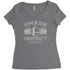 smash university Women's Triblend Scoop T-shirt
