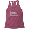 person against humanity Racerback Tank