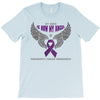 my hero is now my angel pancreatic cancer awareness T-Shirt