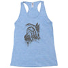 wolf princess warrior Racerback Tank
