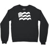 american flag sticker vinyl decal   usa stars united states country ca Crewneck Sweatshirt