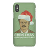 ron swanson christmas iPhoneX Case