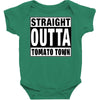 straight outta tomato town Baby Bodysuit