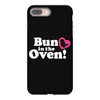Bun in the Oven with Heart Baby Girl iPhone 8 Plus