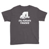 still plays with trucks Youth Tee