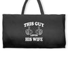 This Guy Loves His Wife Weekender Totes