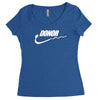 donor   mens funny Women's Triblend Scoop T-shirt