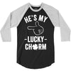 he's my lucky charm 3/4 Sleeve Shirt