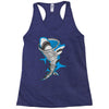 shark tornado Racerback Tank