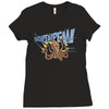 octopus with bubble gun goes pewpew Ladies Fitted T-Shirt