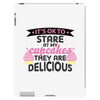 it' ok to stare at my cupcakes they are delicious iPad 3 and 4 Case