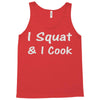i squat &amp; i cook Tank Top