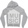 house music Zipper Hoodie